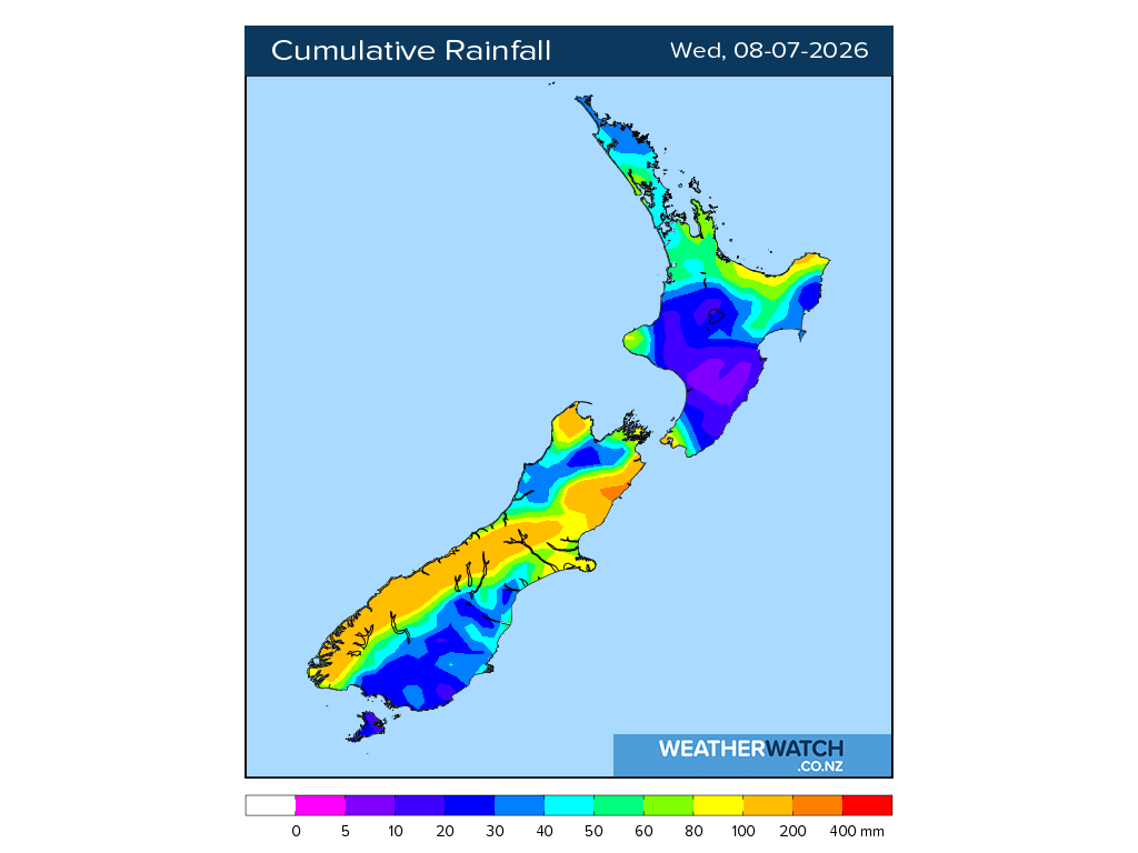Rain Forecast | Rain Maps | WeatherWatch - New Zealand's Weather Data ...